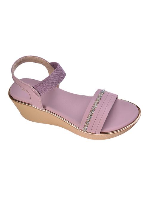 women lavender back strap platform wedge - 22003810 -  Standard Image - 0