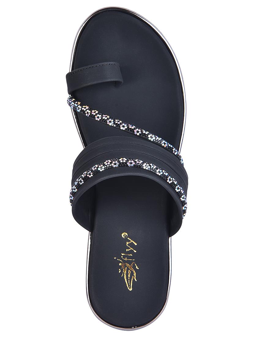 women solid slip on platform wedge - 22003811 - Standard Image - 2