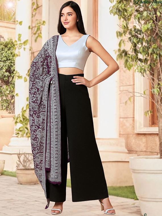 women solid v-neck sleeveless stitched blouse - 22003866 - Standard Image - 2