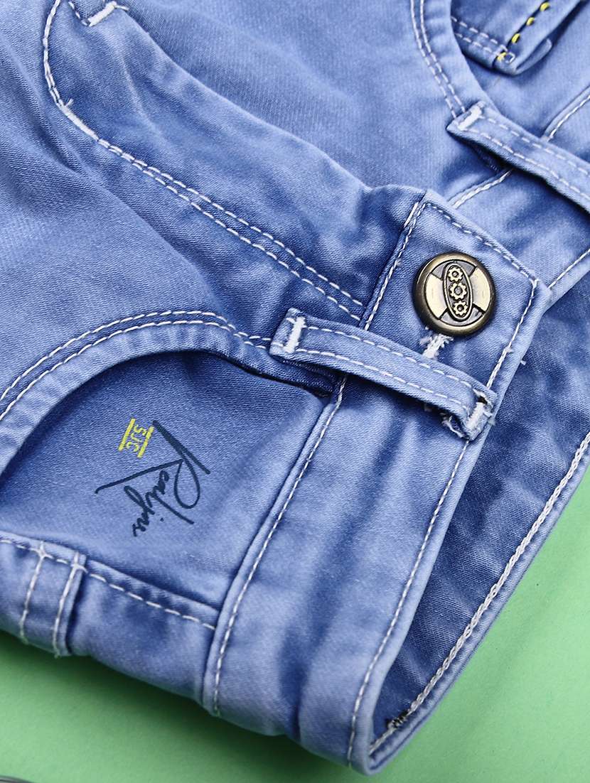 boys solid mid rise slim fit jean - 22003984 -  Standard Image - 2