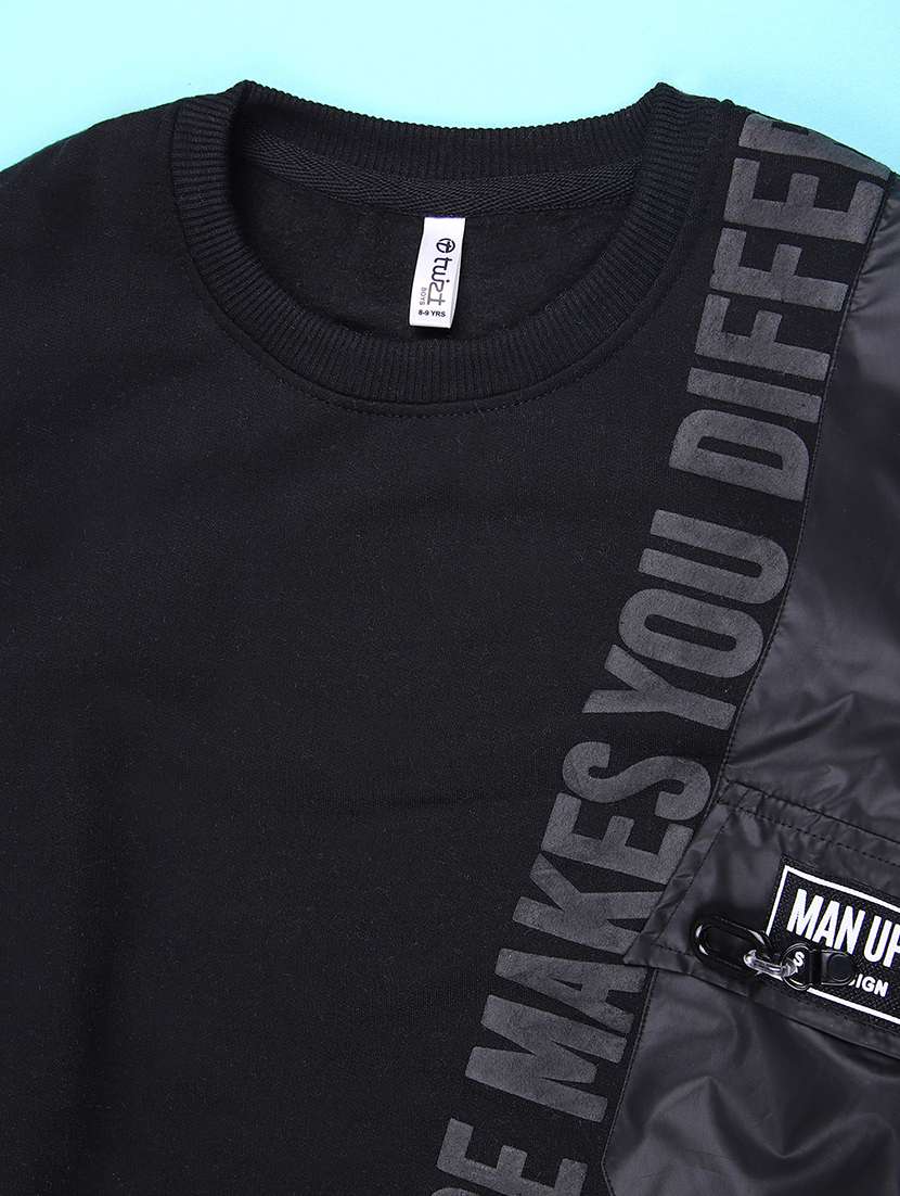 boys printed long sleeve sweatshirt - 22004161 -  Standard Image - 2