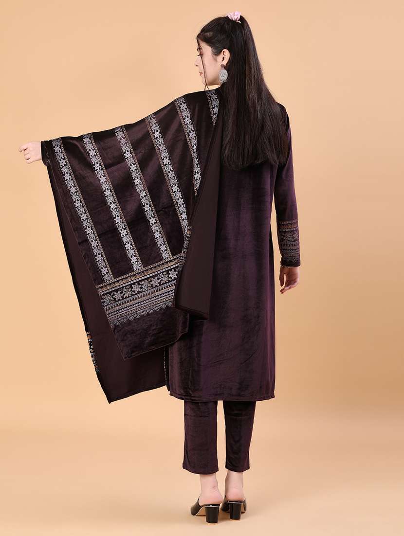 women self designed kurta pant with dupatta set - 22004178 -  Standard Image - 2