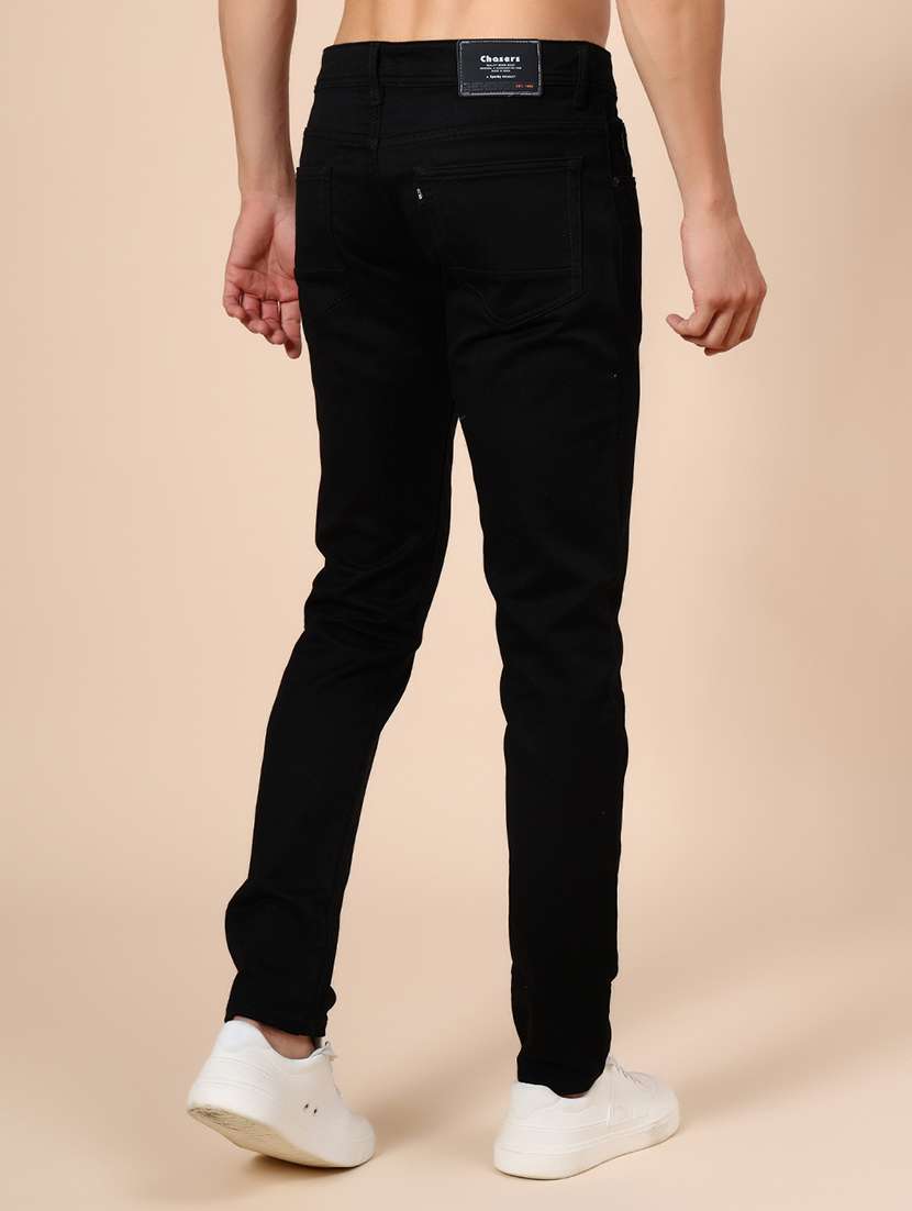 men plain mid rise full length jean - 22004227 -  Standard Image - 2
