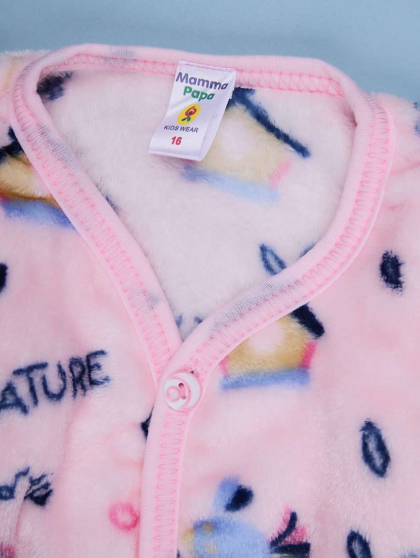 girls printed winterwear full length set - 22004330 -  Standard Image - 2