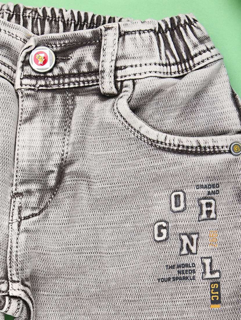 boys solid mid rise slim fit jean - 22005128 -  Standard Image - 2