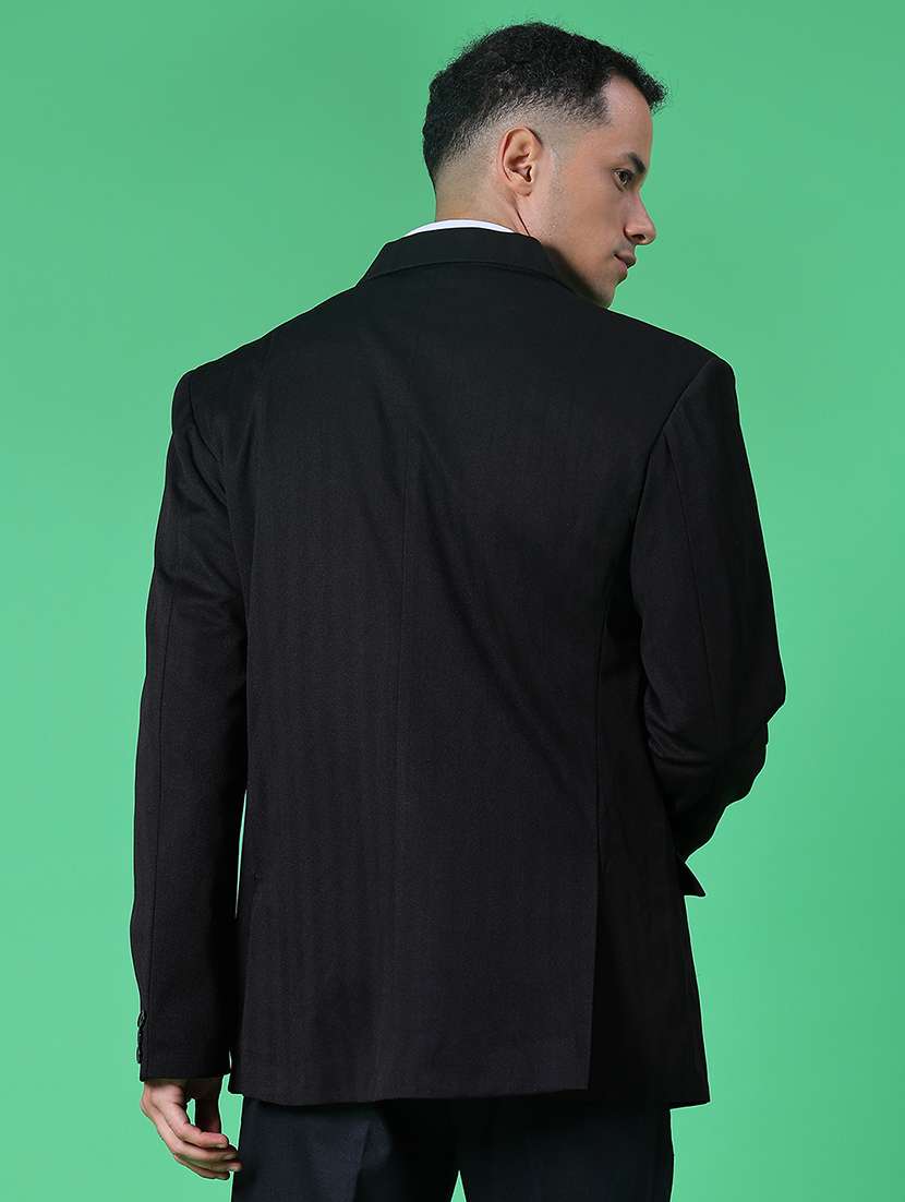 men solid single breasted casual blazer - 22005196 -  Standard Image - 2