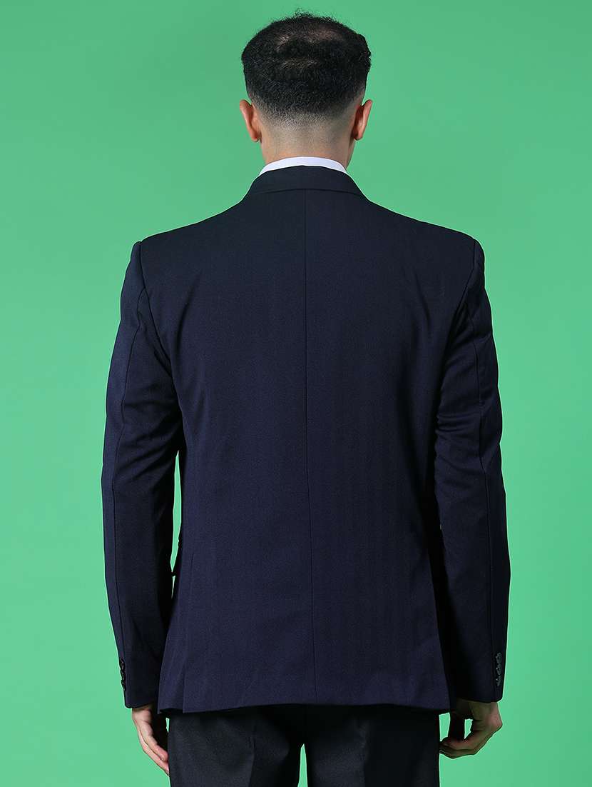 men solid single breasted casual blazer - 22005198 -  Standard Image - 2