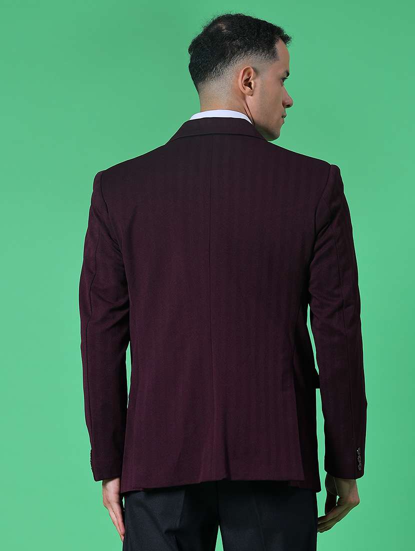 men solid single breasted casual blazer - 22005200 -  Standard Image - 2