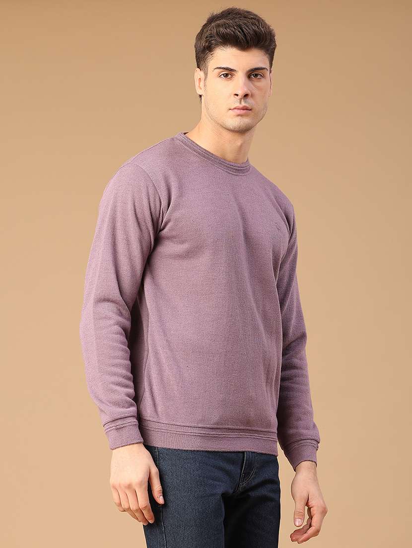 men solid long sleeve sweatshirt - 22005323 -  Standard Image - 2