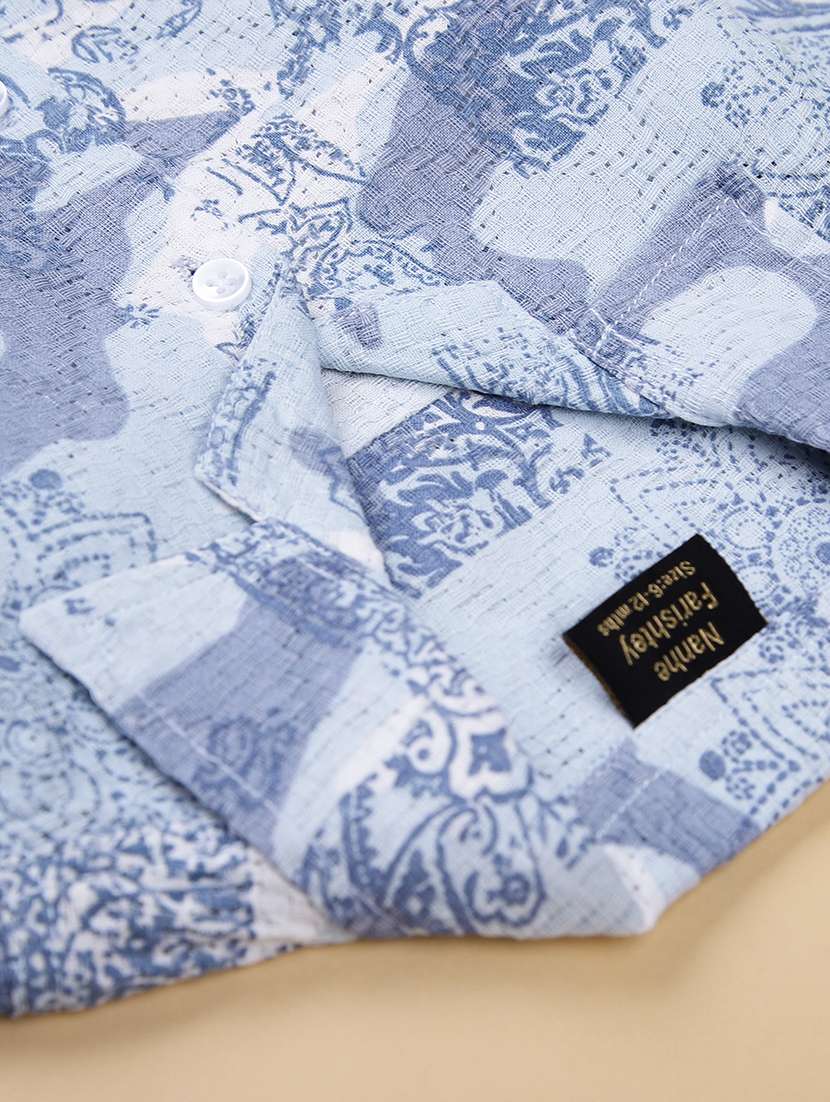 boys printed long sleeve casual shirt - 22005347 -  Standard Image - 2