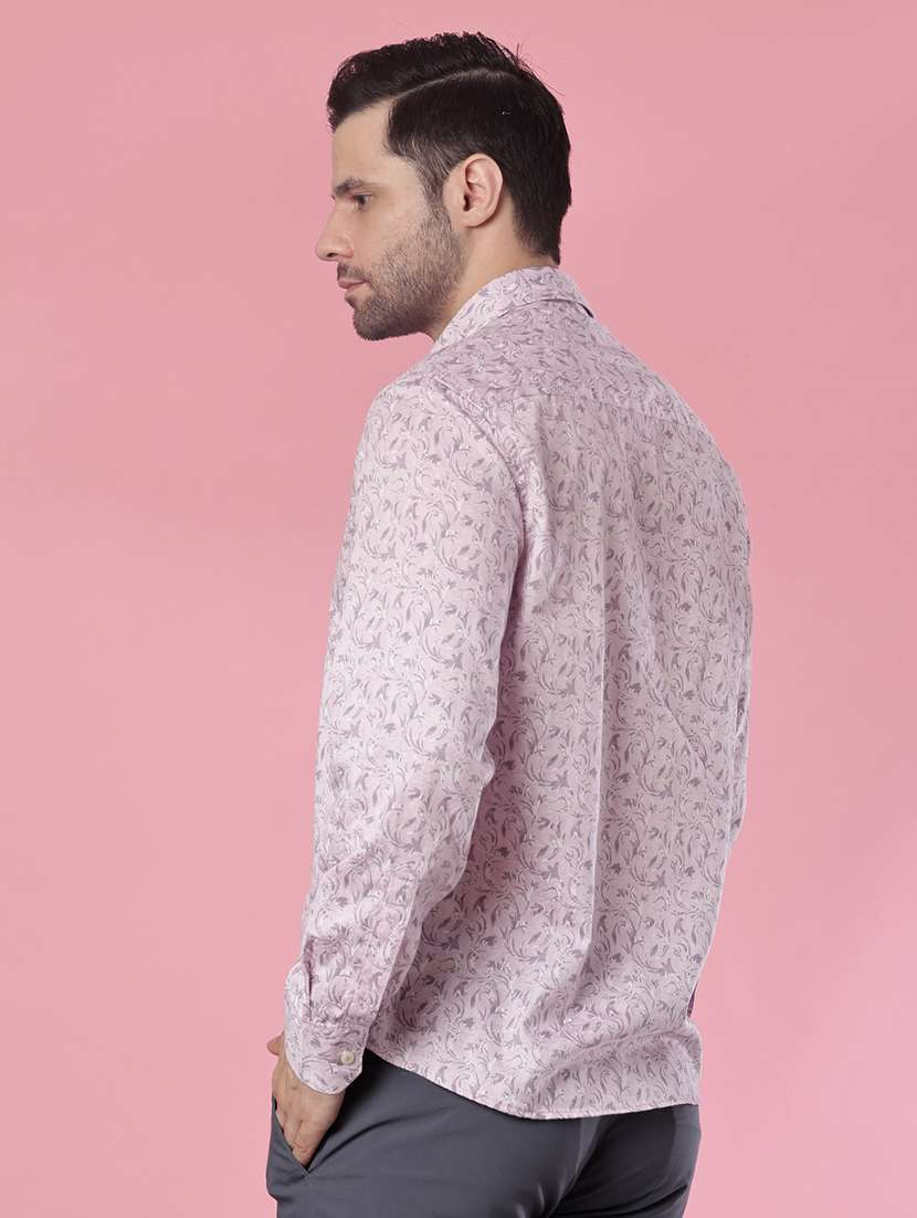 men printed long sleeve regular fit shirt - 22005416 -  Standard Image - 2