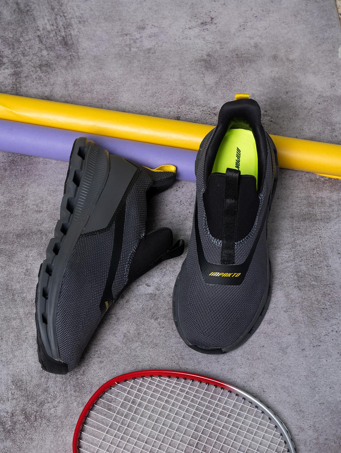 men grey slip on casual shoe - 22005913 - Zoom Image - 0