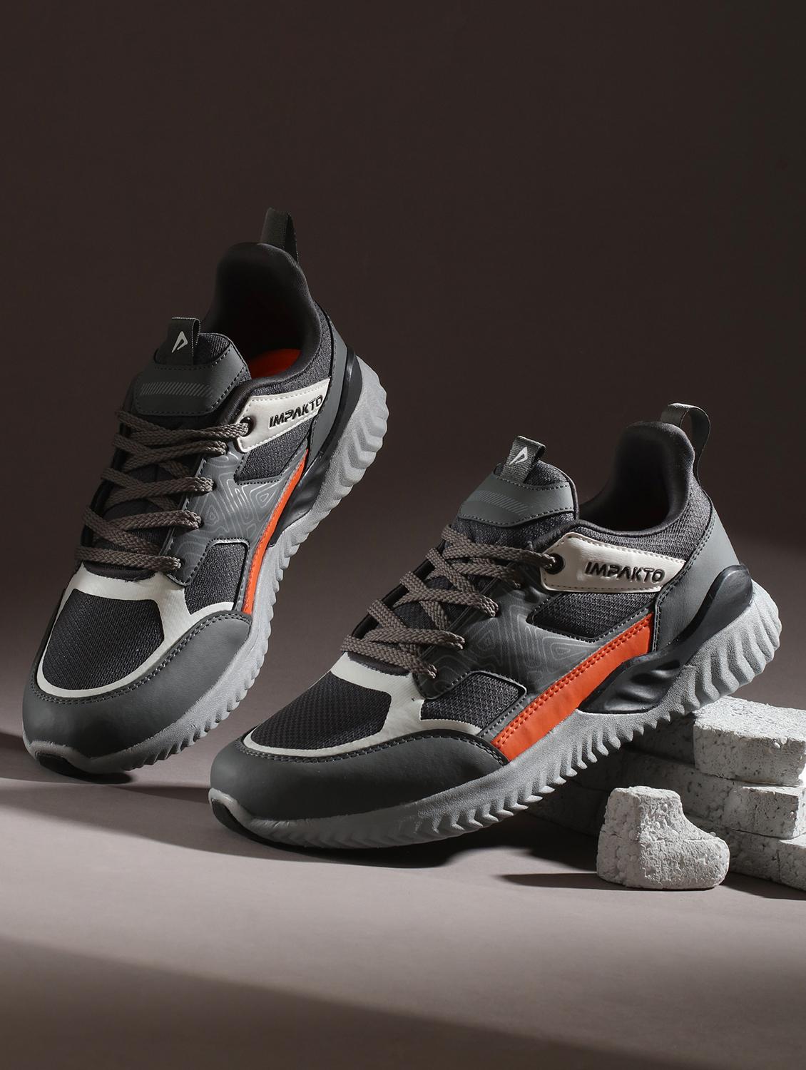 men grey lace up sport shoe - 22005922 -  Zoom Image - 0