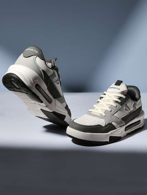 men grey lace up sneaker - 22005929 -  Standard Image - 0