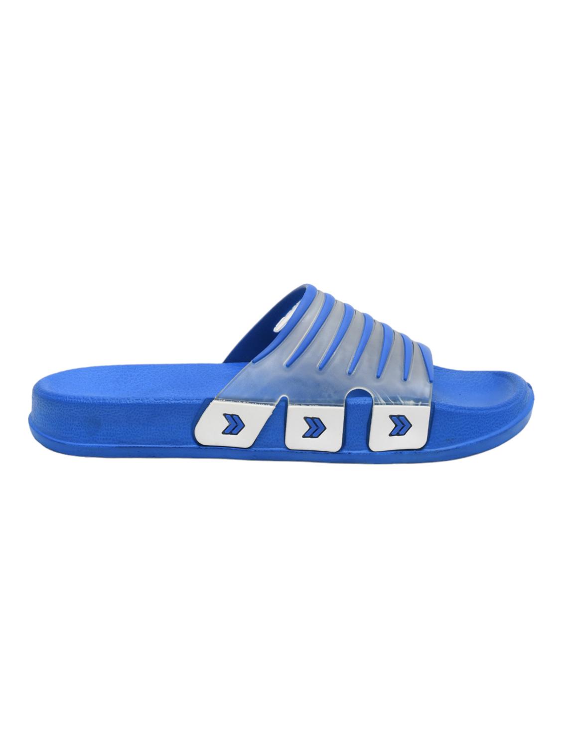 men blue slip on slider - 22005965 - Standard Image - 2
