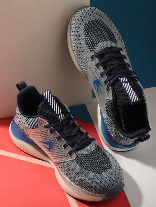 men grey lace up sport shoe - 22006004 - Standard Image - 0
