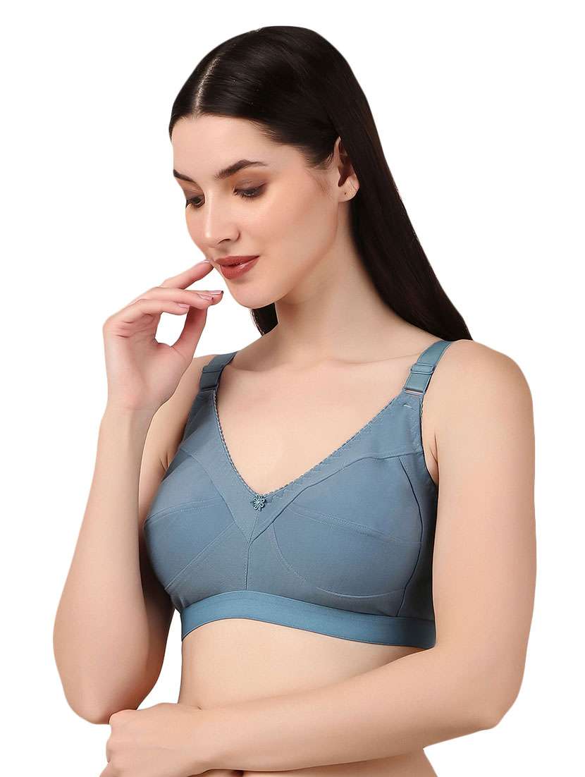 women pack of 2 solid non padded bra - 22006178 -  Standard Image - 2