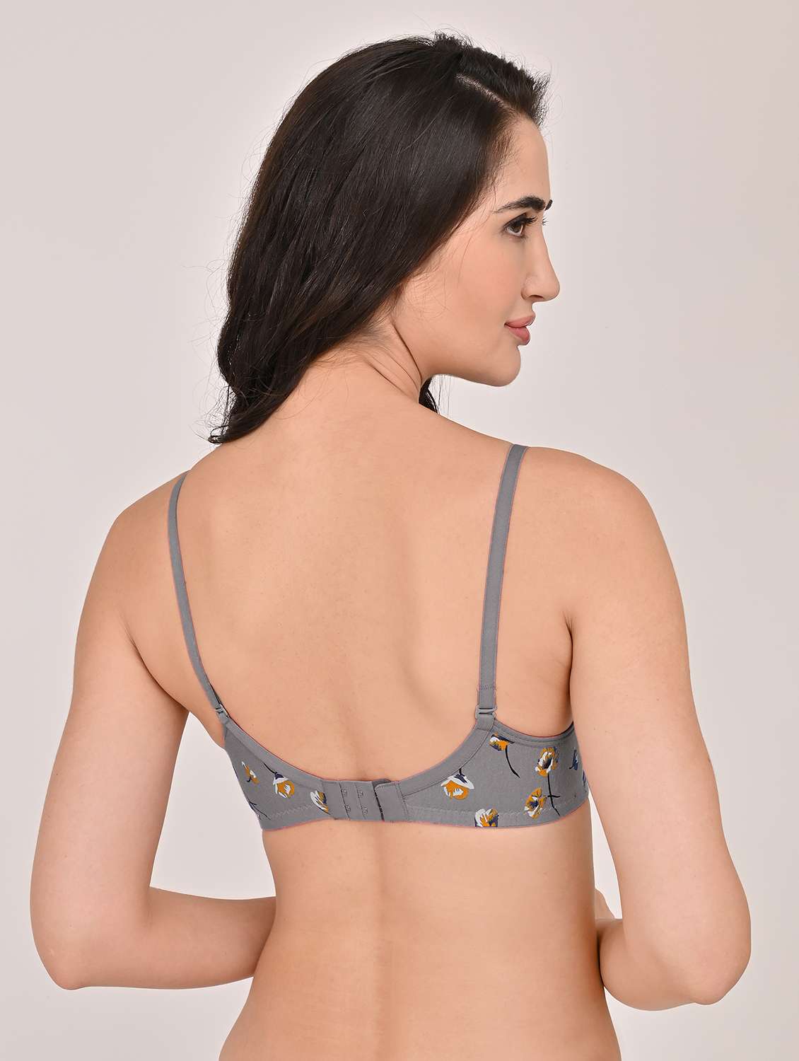 women printed non padded t-shirt bra - 22006181 - Standard Image - 2
