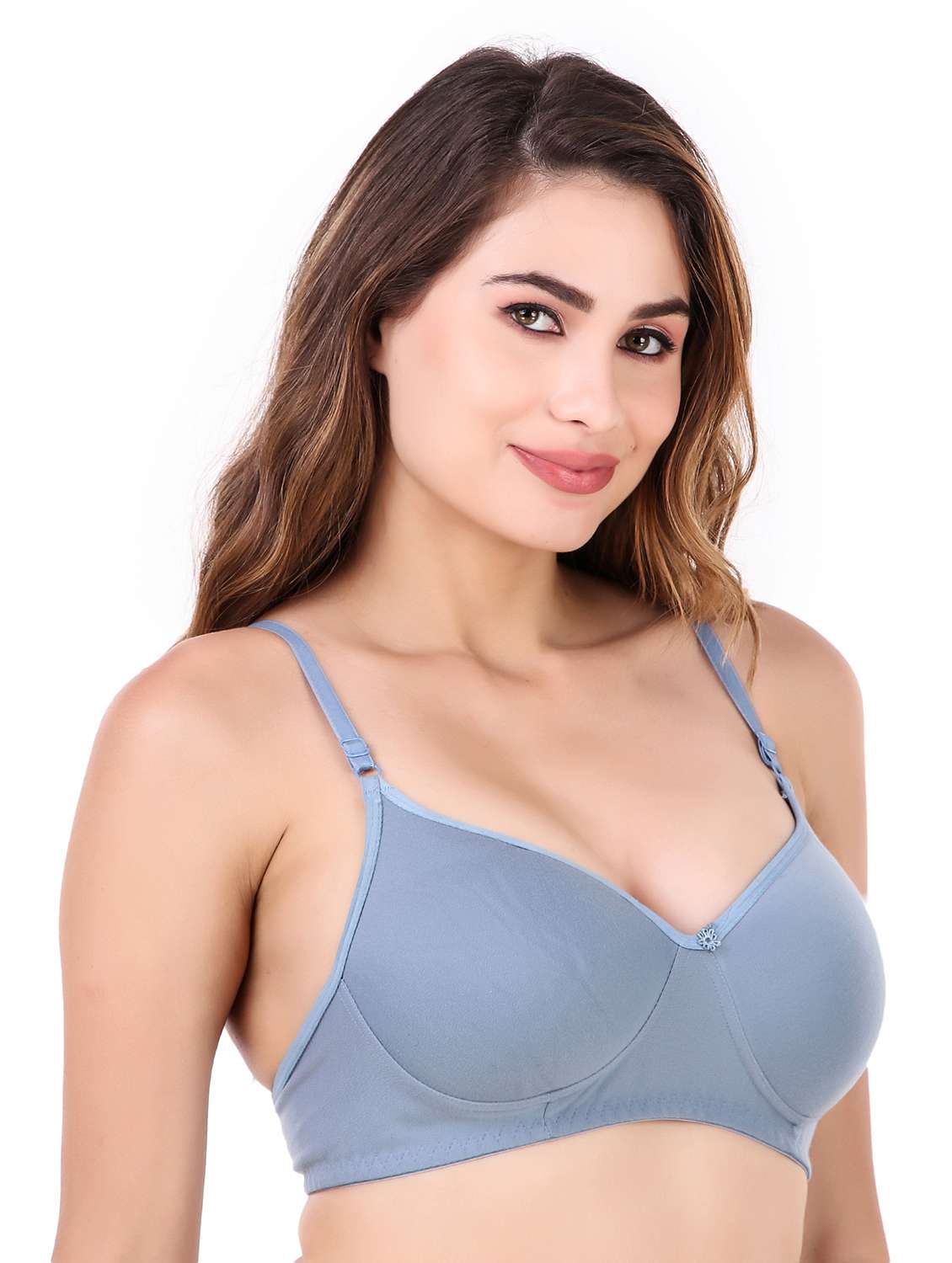 women pack of 2 solid non padded bra - 22006184 -  Standard Image - 2