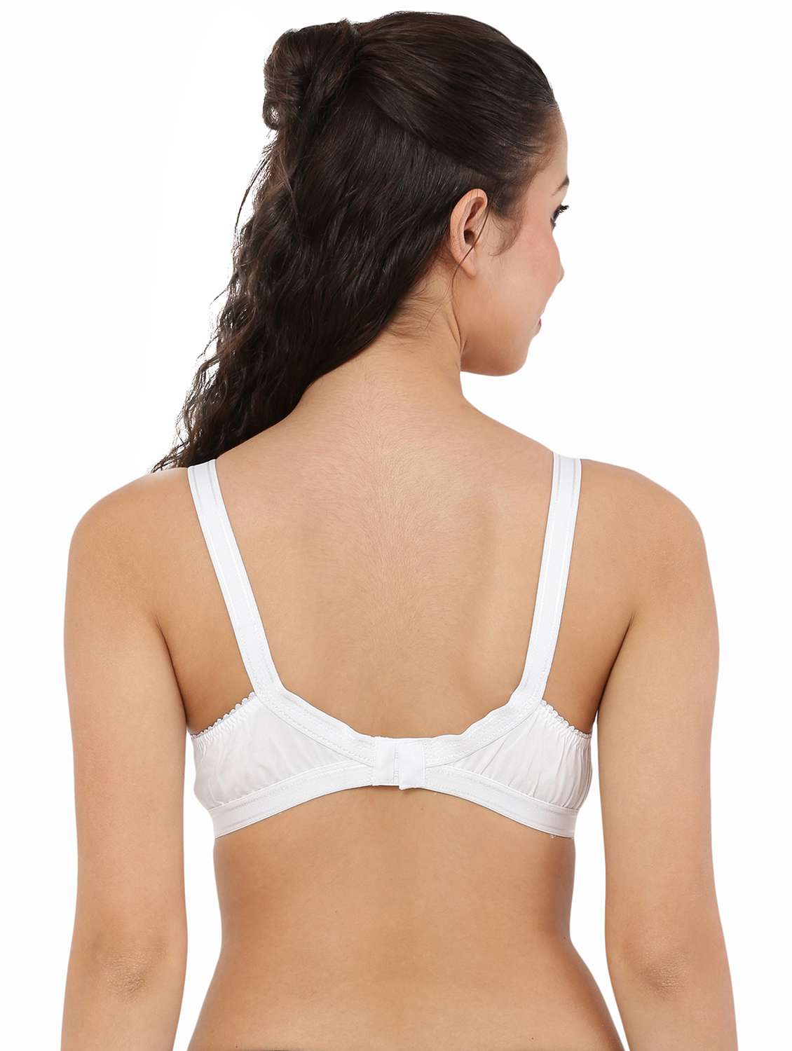 women pack of 2 solid non padded bra - 22006187 - Standard Image - 2