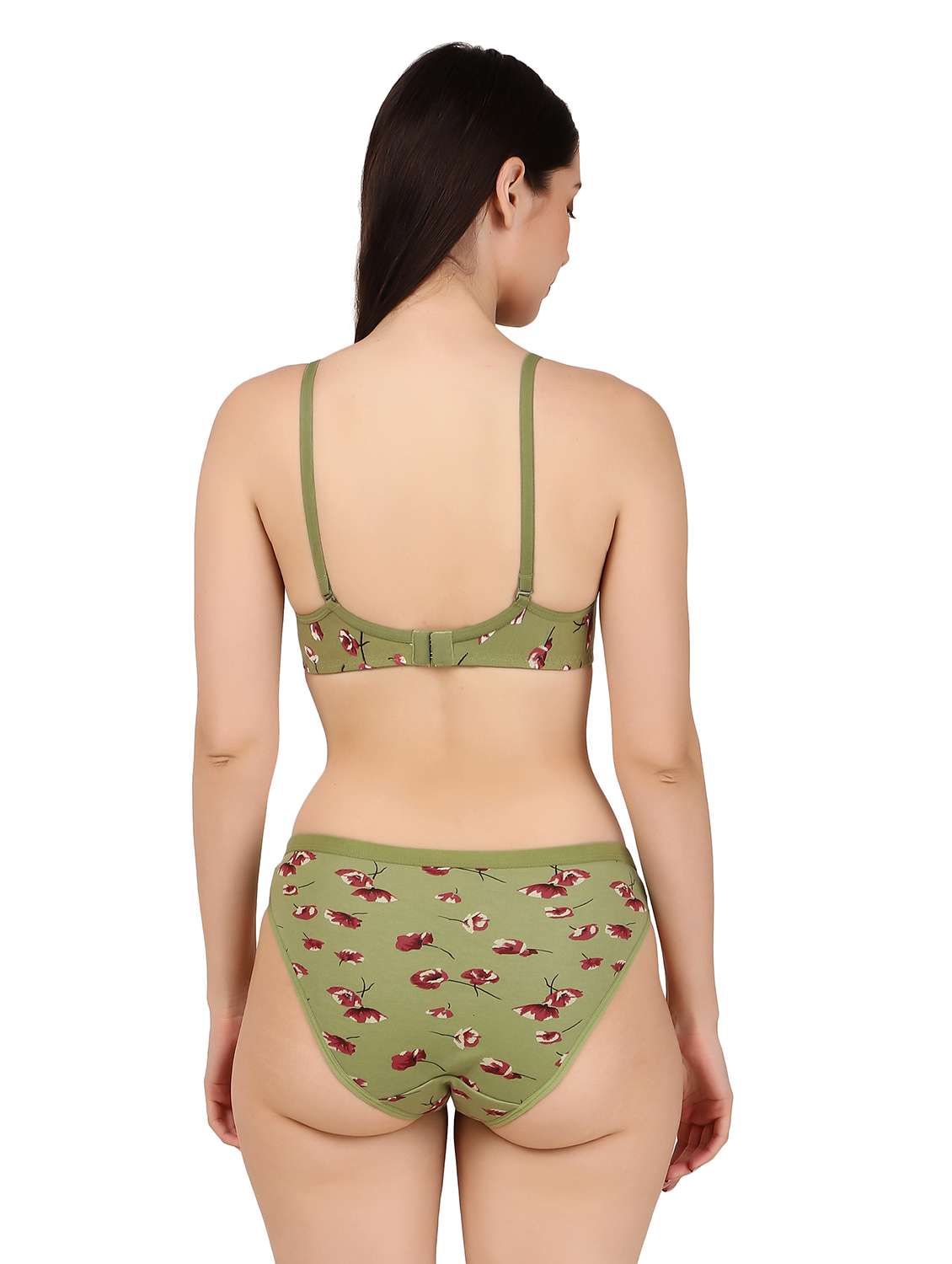 women printed bra and panty set - 22006203 -  Standard Image - 2