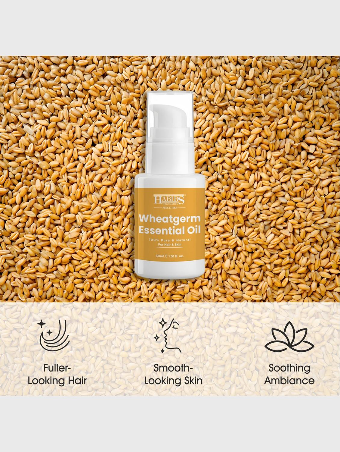 wheatgerm carrier oil - 100% natural, cold-pressed for anti-aging skin & hair nourishment 30ml - 22006217 - Standard Image - 7