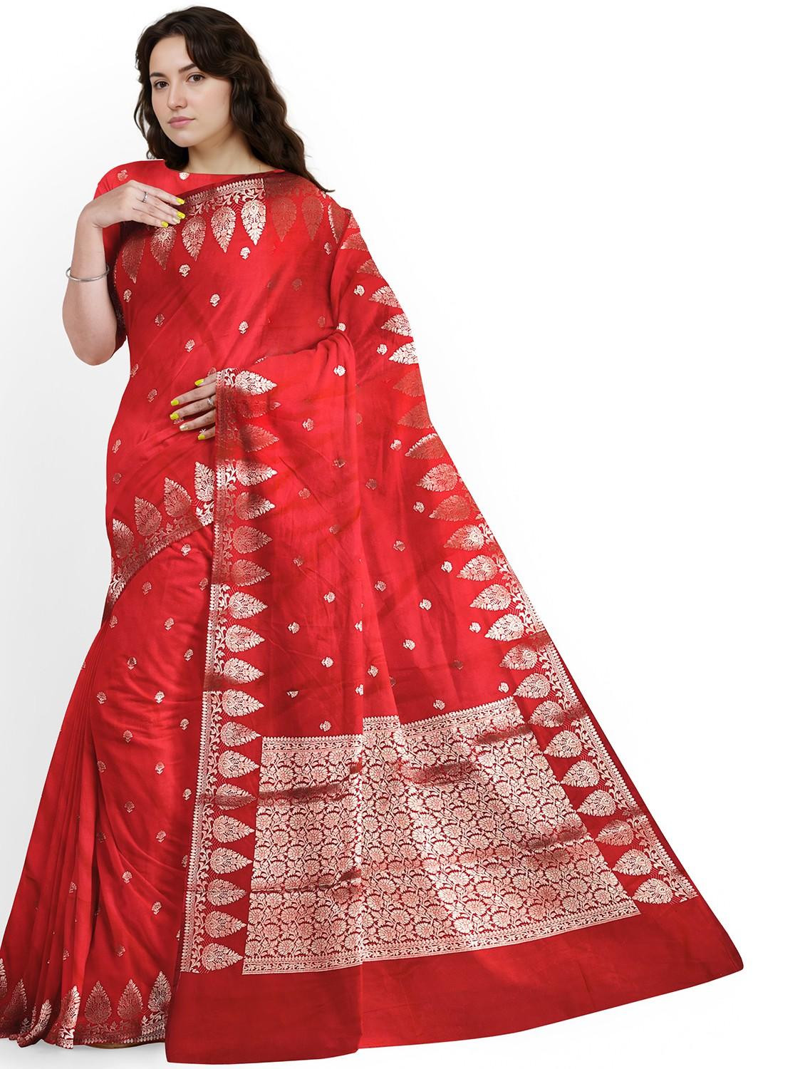 women self design banarasi saree with blouse - 22006277 - Standard Image - 2