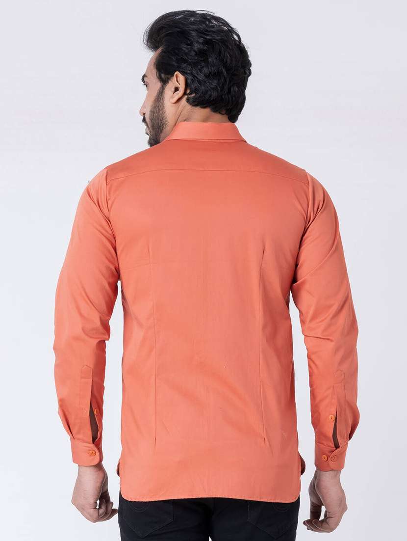 men textured long sleeve regular fit casual shirt - 22006407 -  Standard Image - 2