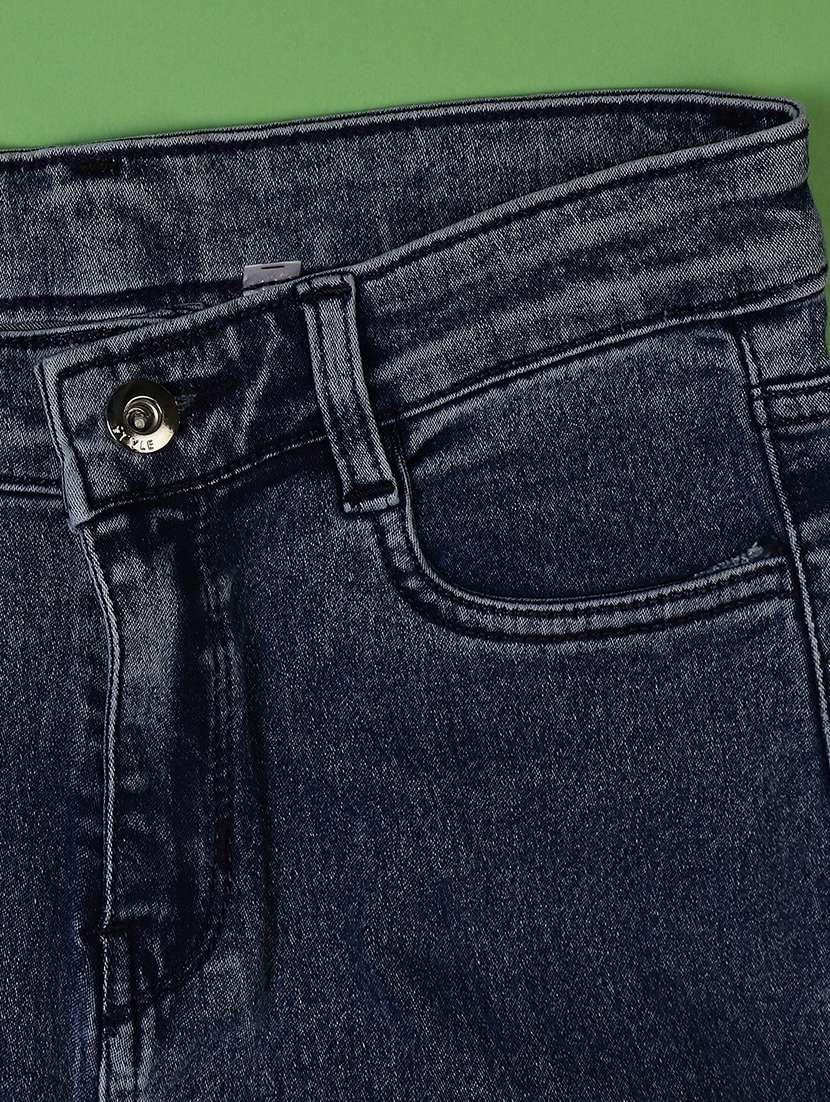 girls solid mid rise bootcut jean - 22006673 -  Standard Image - 2