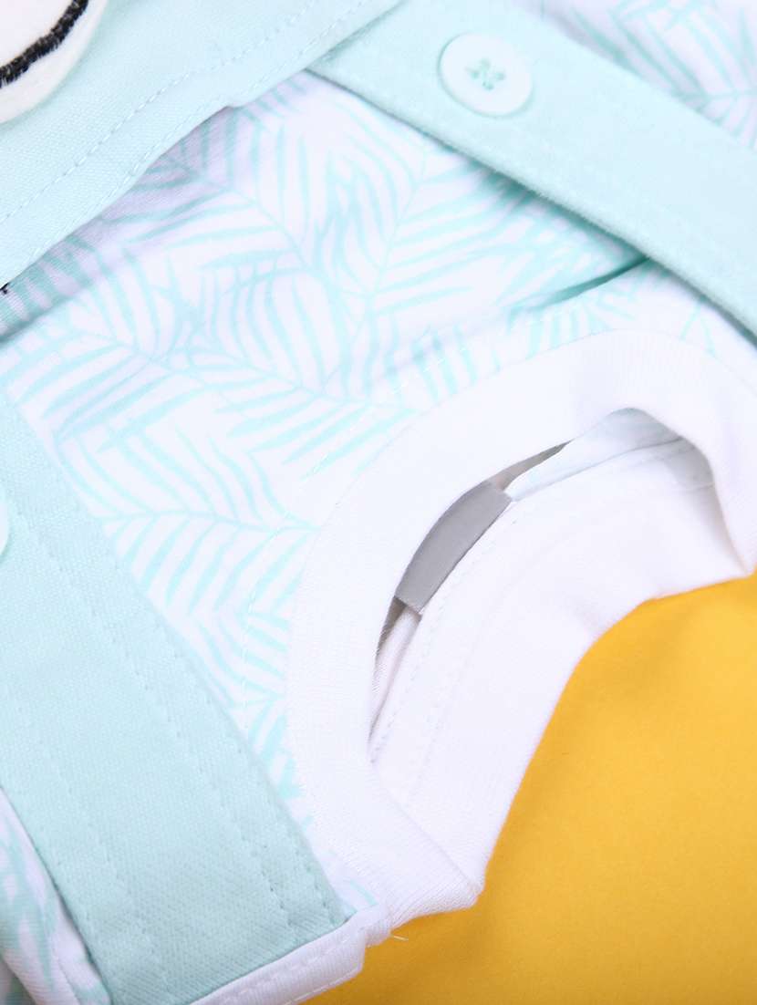 boys printed dungaree co-ord set - 22006859 -  Standard Image - 2