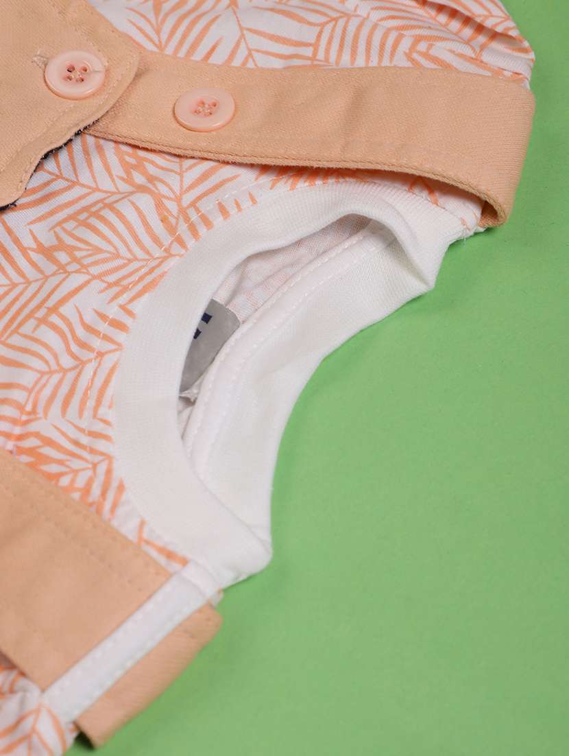 boys printed dungaree co-ord set - 22006861 -  Standard Image - 2