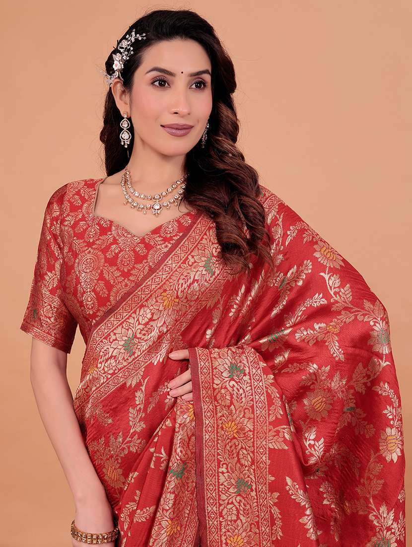 women self design banarasi saree with blouse - 22006962 - Standard Image - 2
