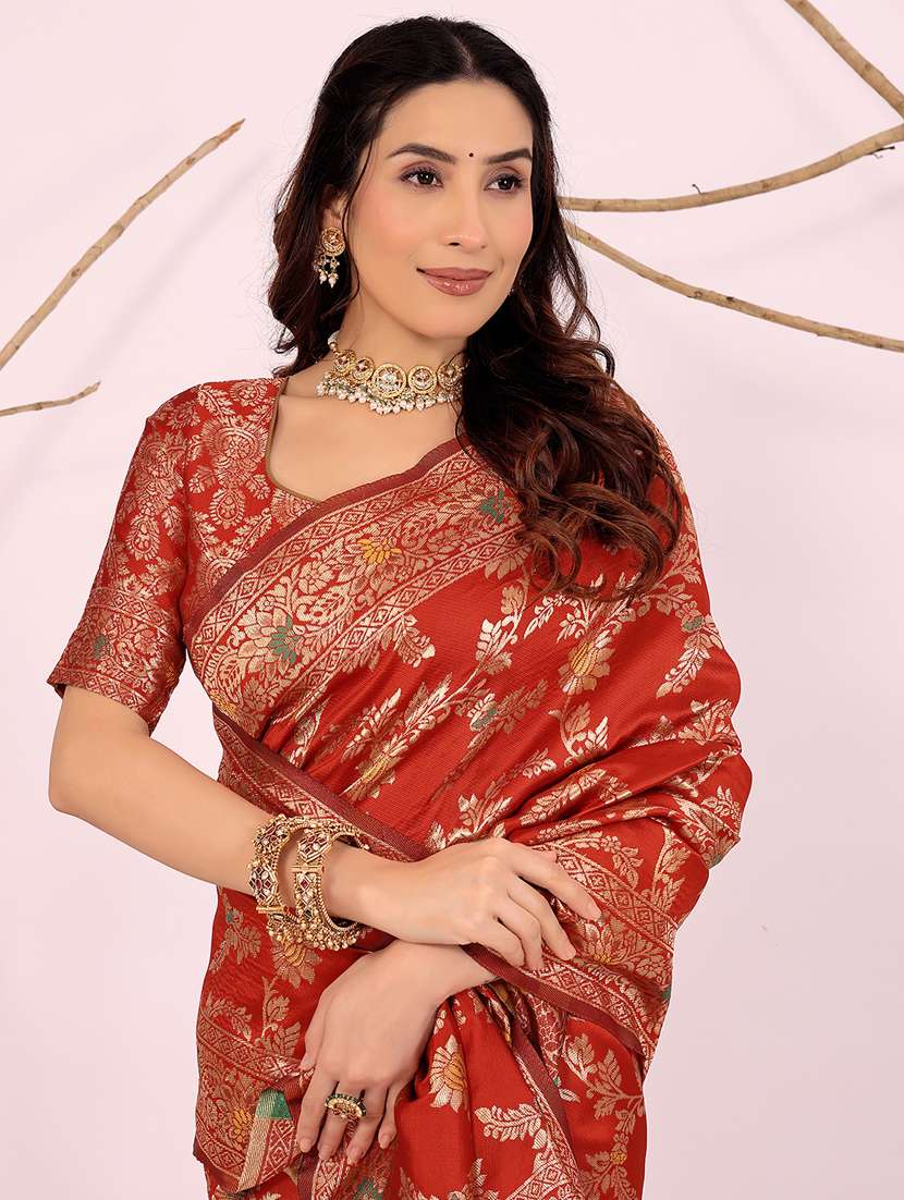 women self design banarasi saree with blouse - 22006963 - Standard Image - 2