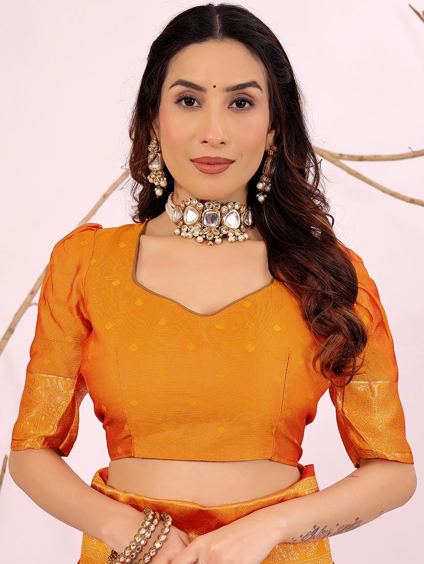 women self design banarasi saree with blouse - 22006985 - Standard Image - 2
