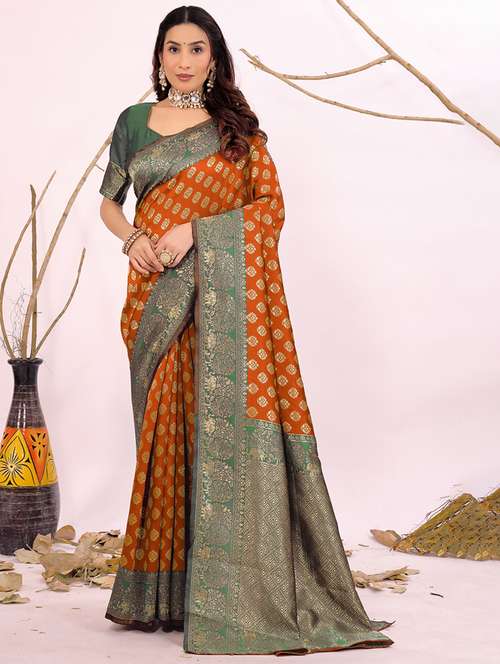 women self design banarasi saree with blouse - 22006988 -  Standard Image - 0