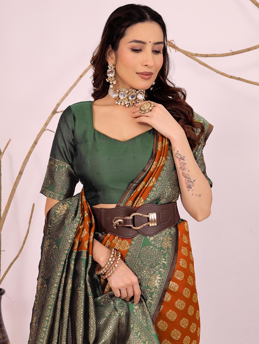 women self design banarasi saree with blouse - 22006988 - Standard Image - 2