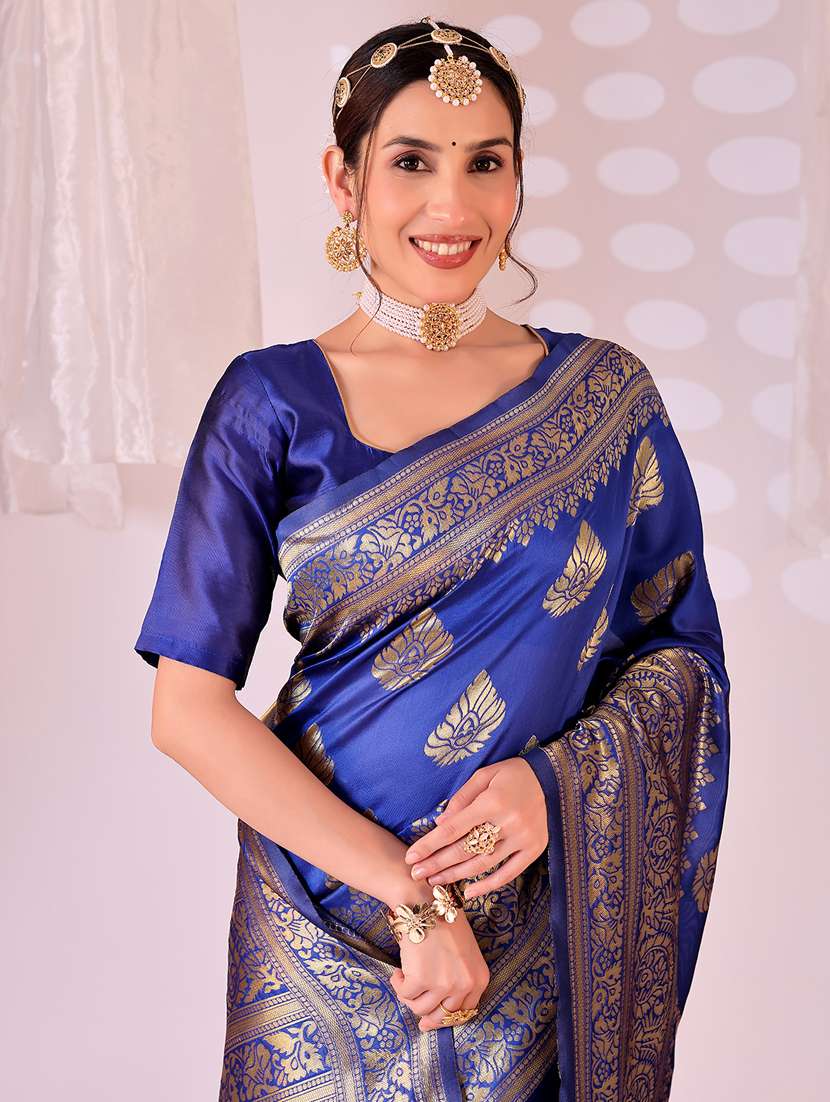 women self design banarasi saree with blouse - 22006991 -  Standard Image - 2