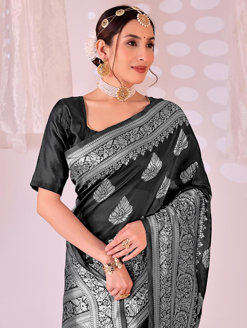 women self design banarasi saree with blouse - 22006992 - Standard Image - 2