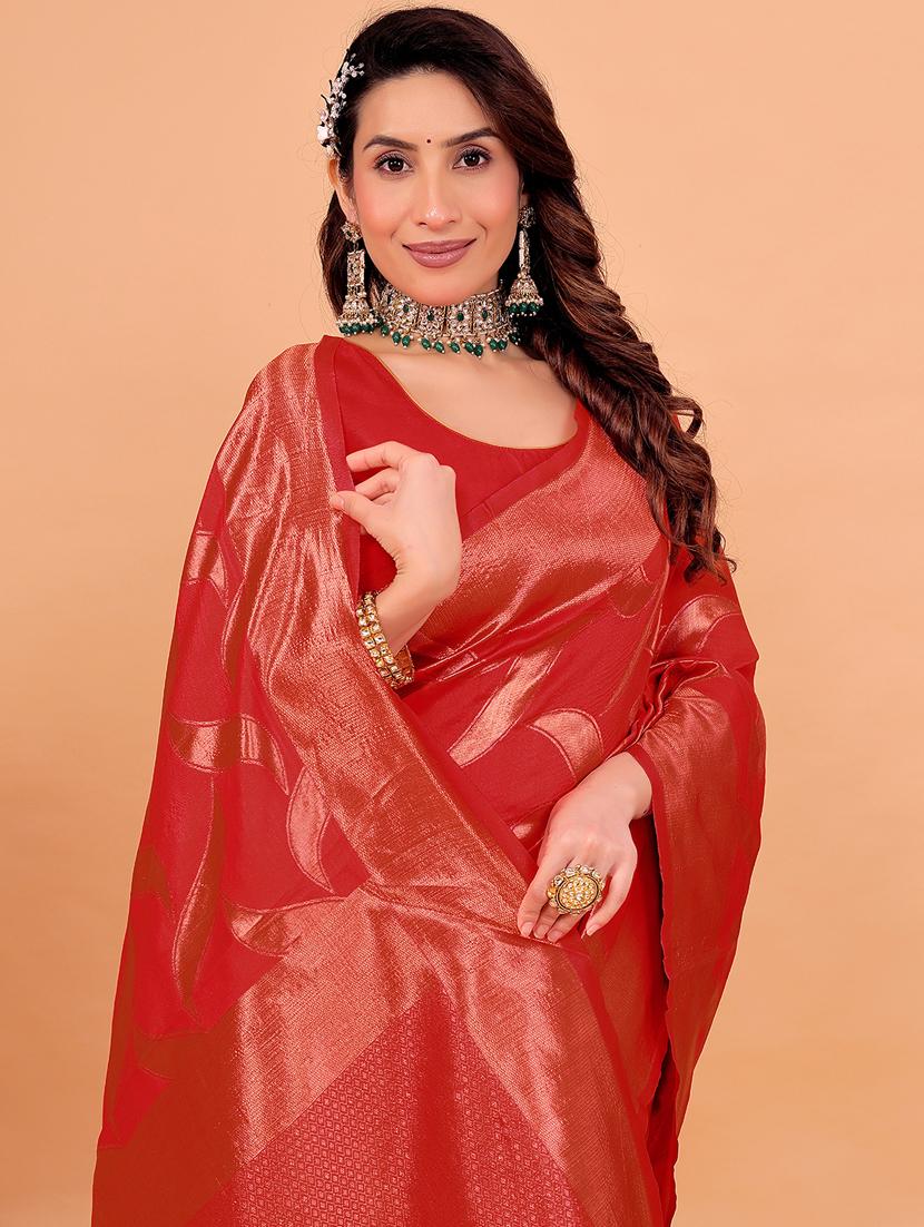 women self design banarasi saree with blouse - 22006999 - Standard Image - 2