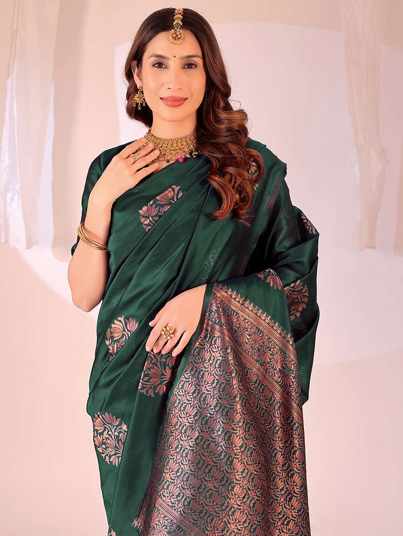 women self design kanjivaram saree with blouse - 22007008 -  Standard Image - 2