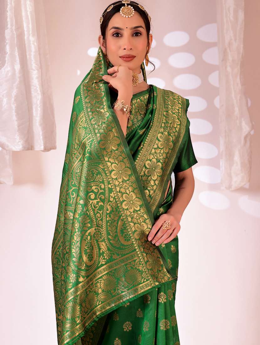 women self design banarasi saree with blouse - 22007011 -  Standard Image - 2
