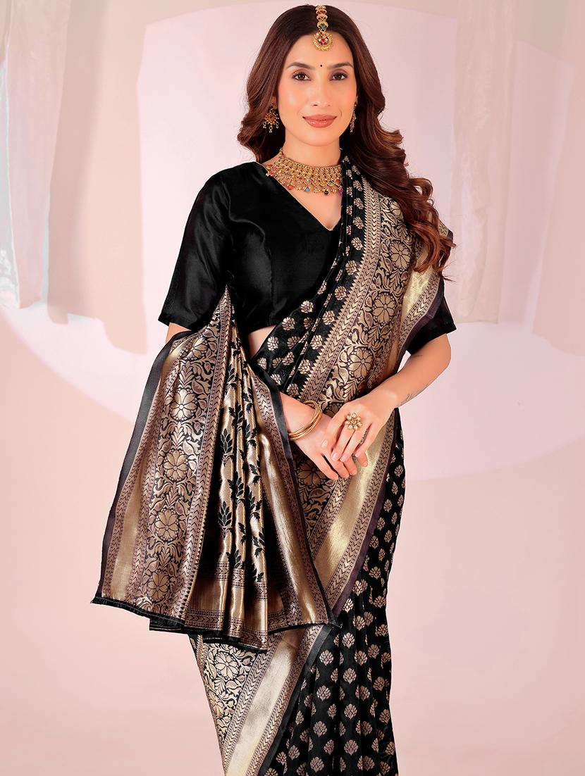 women self design banarasi saree with blouse - 22007072 - Standard Image - 2