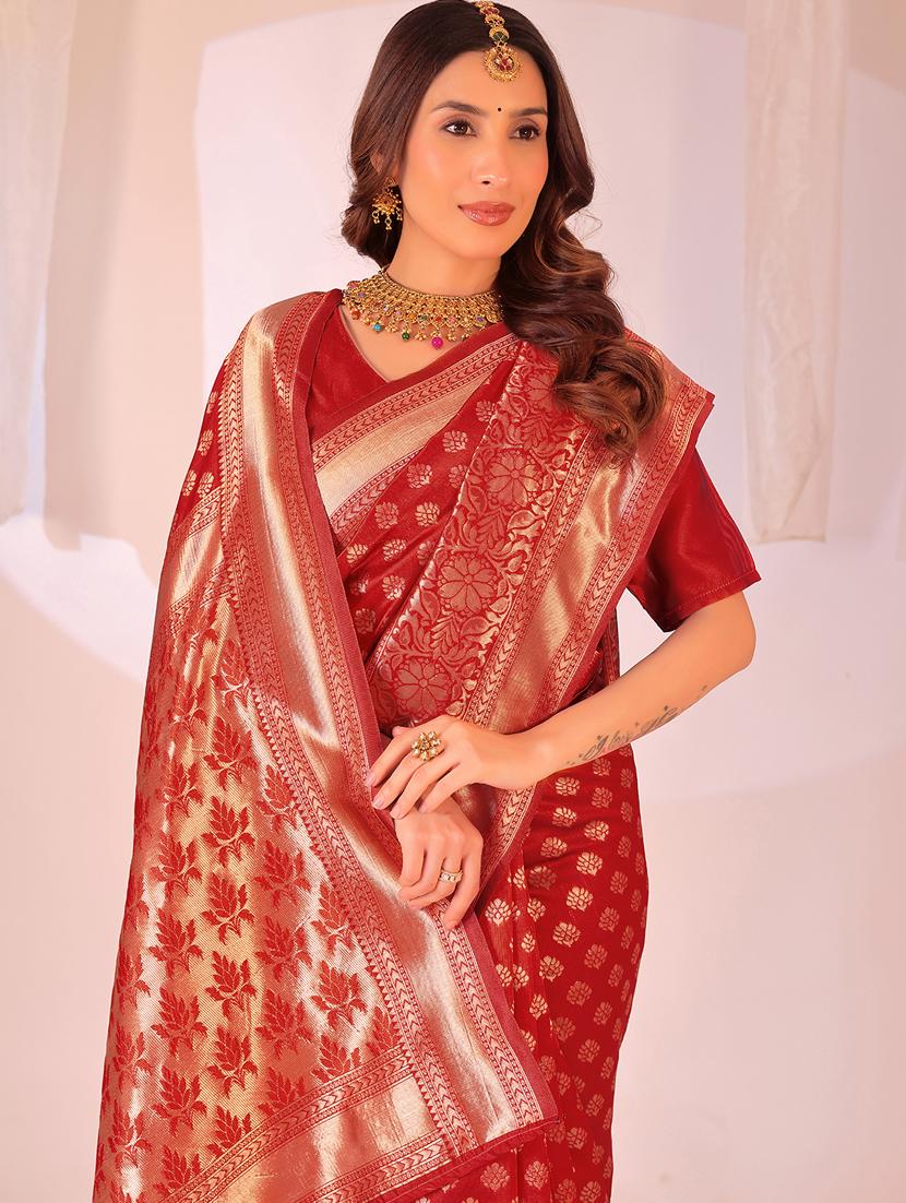 women self design banarasi saree with blouse - 22007073 - Standard Image - 2