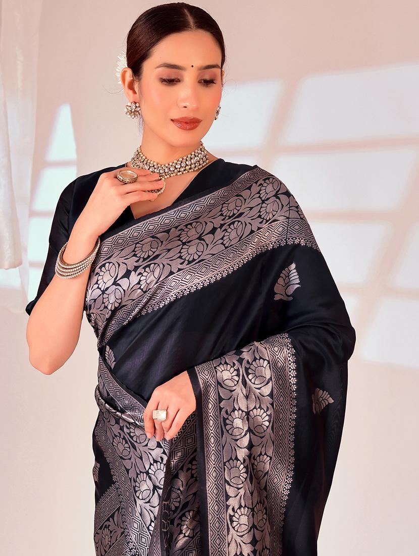 women self design banarasi saree with blouse - 22007077 - Standard Image - 2