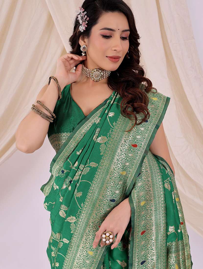 women self design banarasi saree with blouse - 22007170 - Standard Image - 2