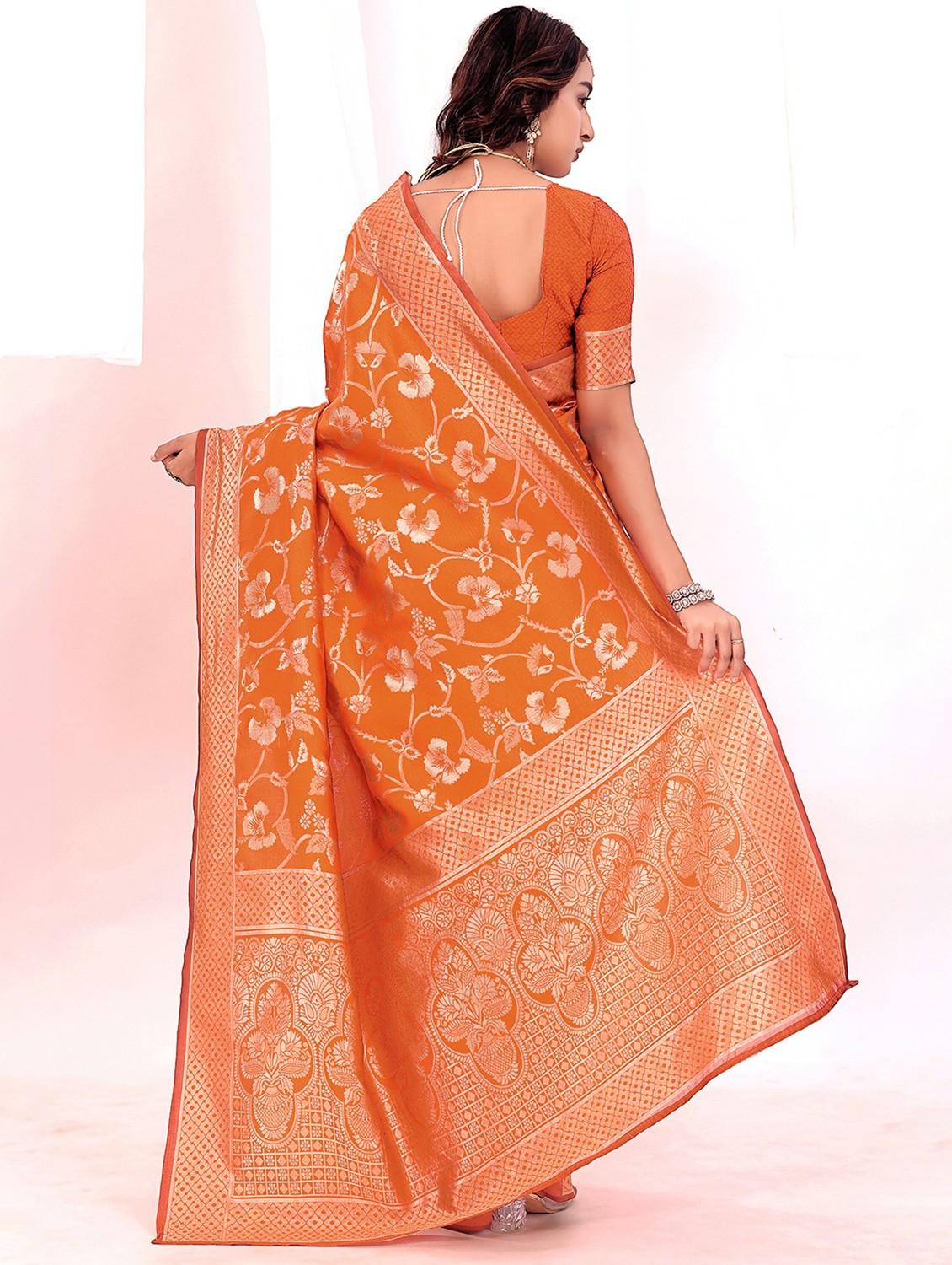 women self design banarasi saree with blouse - 22007187 - Standard Image - 2