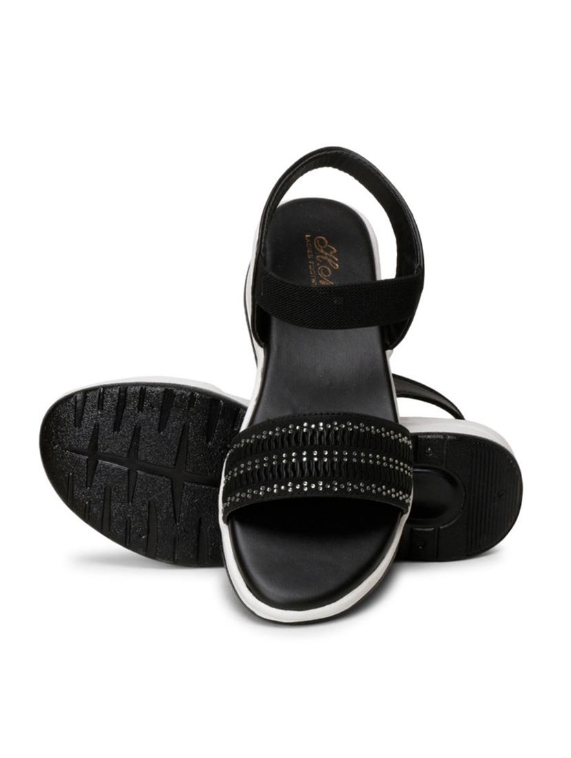 women texture back strap wedge - 22007716 - Standard Image - 2