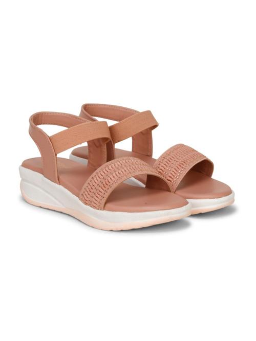women texture back strap wedge - 22007717 - Standard Image - 0