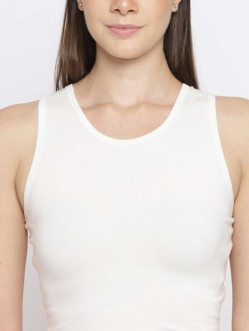 women pack of 2 solid sleeveless camisole - 22007828 -  Standard Image - 2