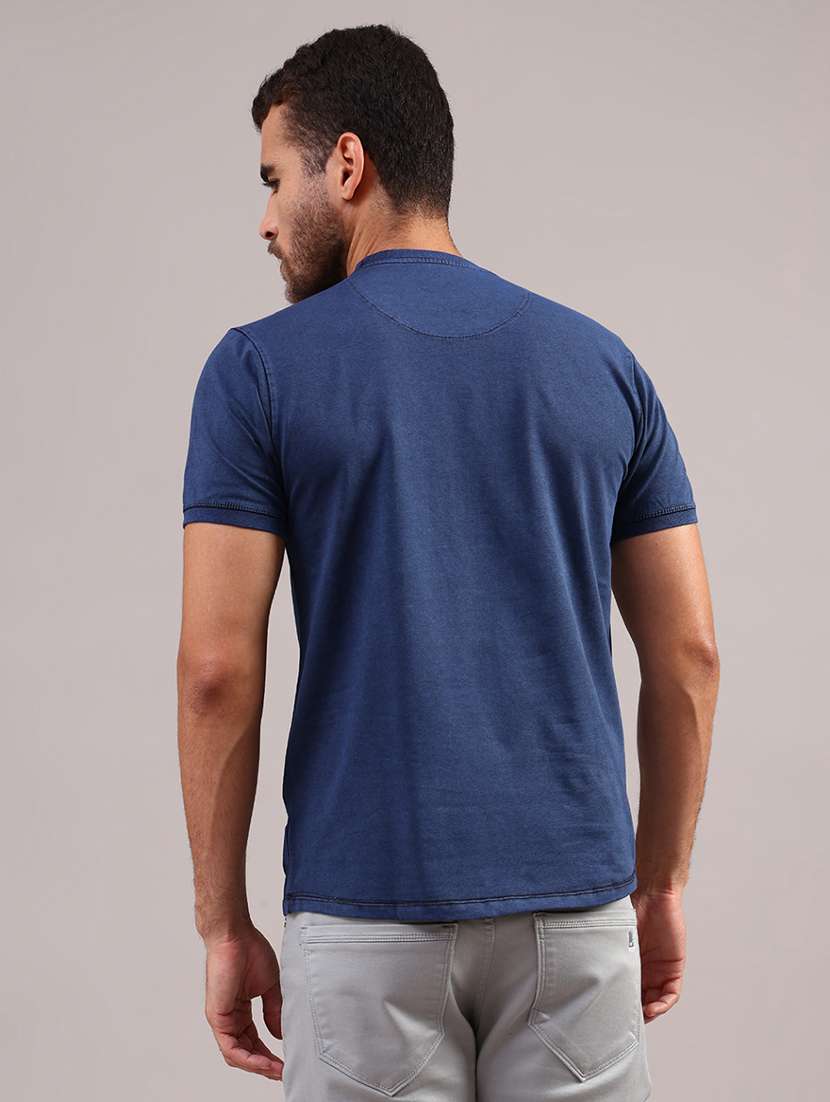 men printed short sleeve slim fit t-shirt - 22008116 -  Standard Image - 2